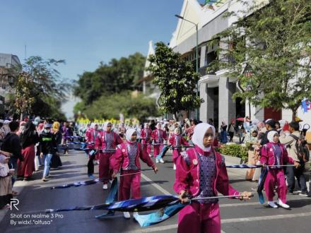 Semarakkan Hari Santri Nasional, Para Santri Ikuti Apel Akbar